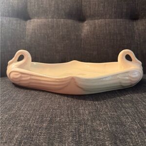 Beautiful vintage double swan dish